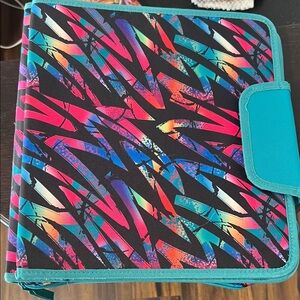 Colorful Kids Organizer with Abstract Design